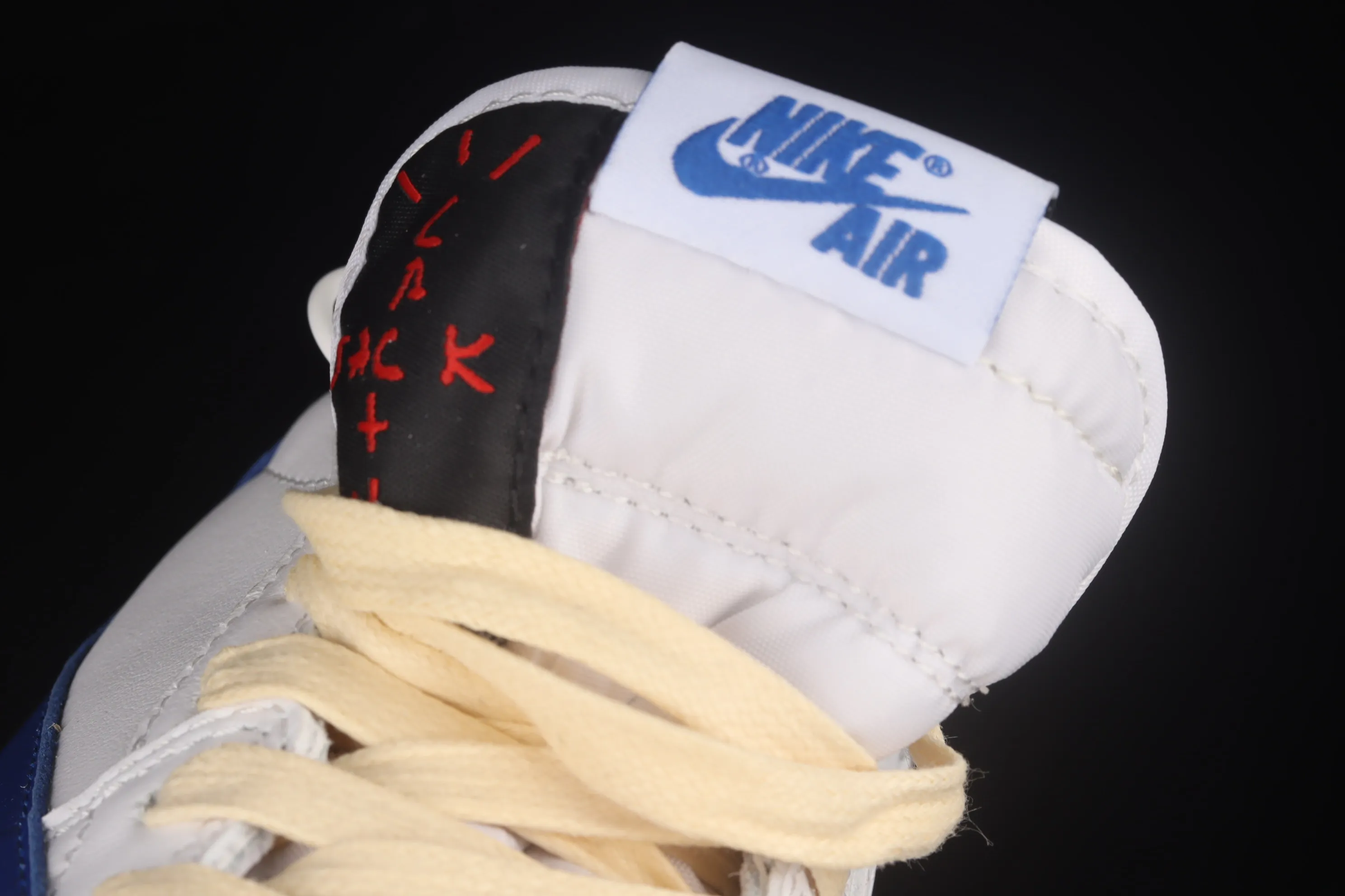 All categories Air Jordan Jordan series basketball shoes Air Jordan 1 Low Travi Scott x Fragment x Air Jordan 1 Low OG SP AJ1 Joe 1 Barb White Yellow Blue DM6839-186